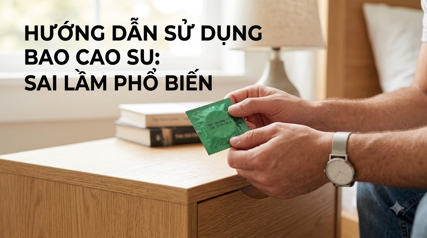 cách sử dụng bao cao su - các bước thực hiện chi tiết